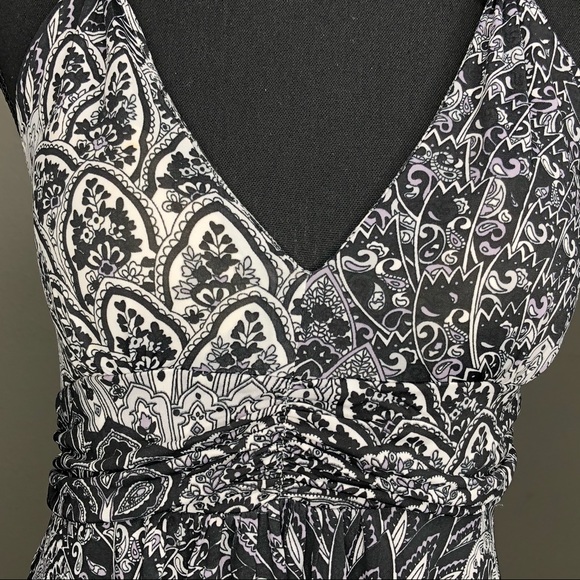 Cristinalove black/white halter dress - Picture 5 of 7